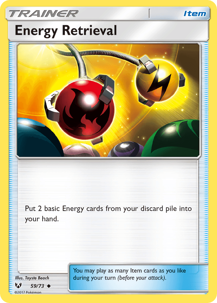 Energy Retrieval from Shining Legends