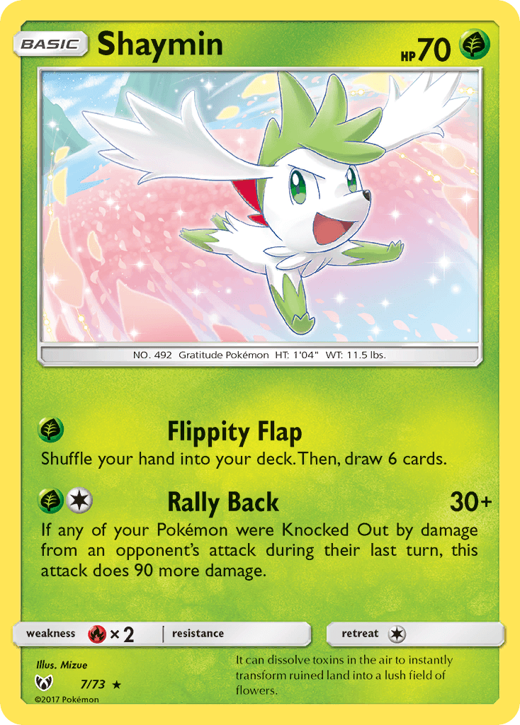 Shaymin from Shining Legends