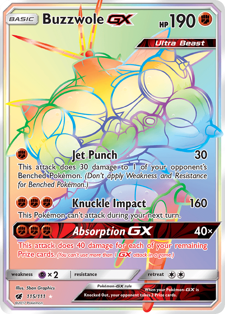 Buzzwole-GX from Crimson Invasion