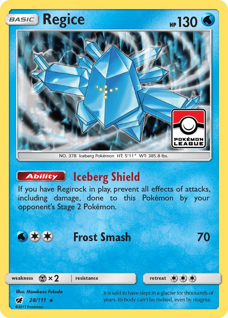 Regice from Crimson Invasion