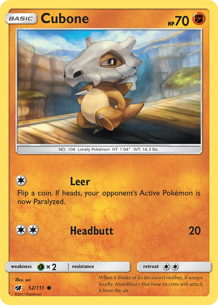 Cubone from Crimson Invasion