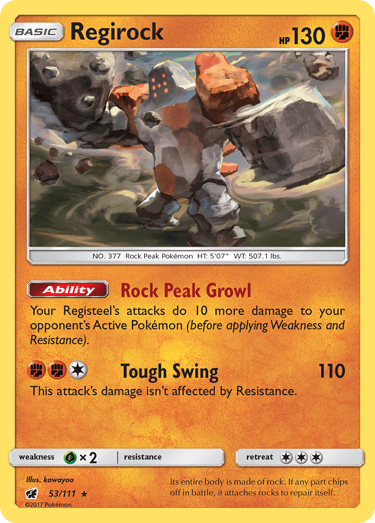 Regirock from Crimson Invasion