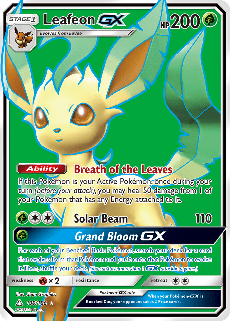 Leafeon-GX from Ultra Prism