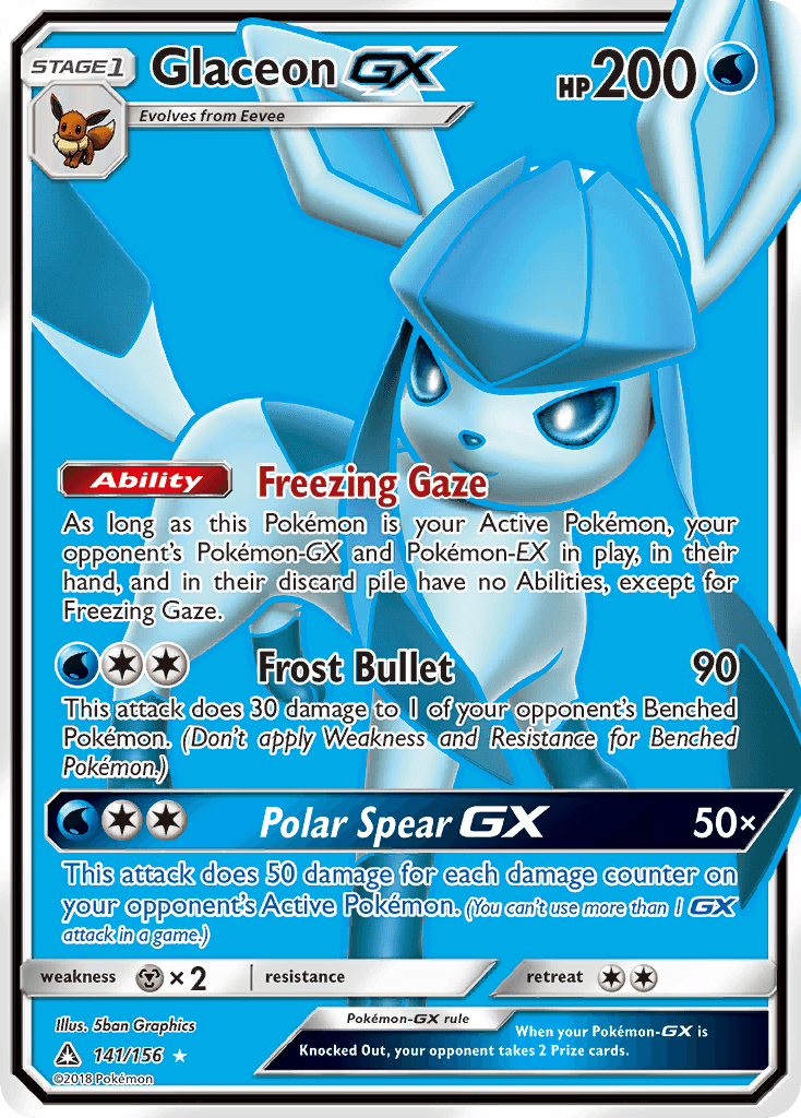 Glaceon-GX from Ultra Prism
