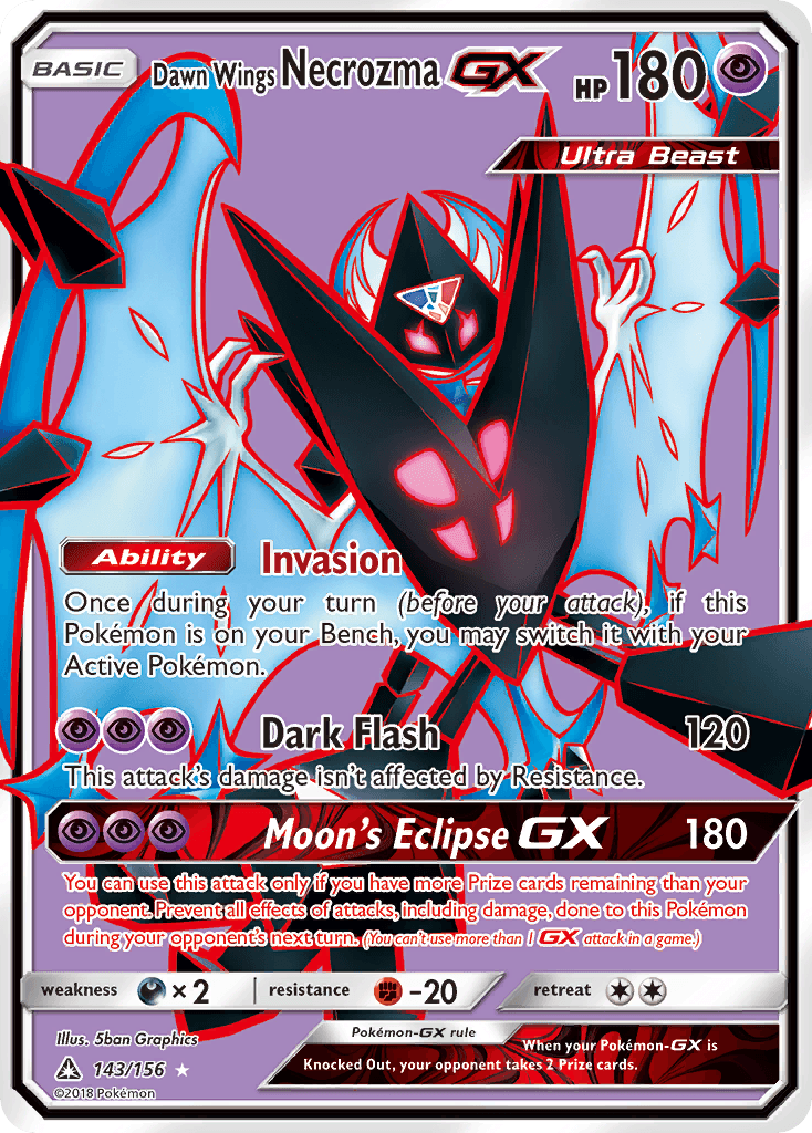 Dawn Wings Necrozma-GX from Ultra Prism