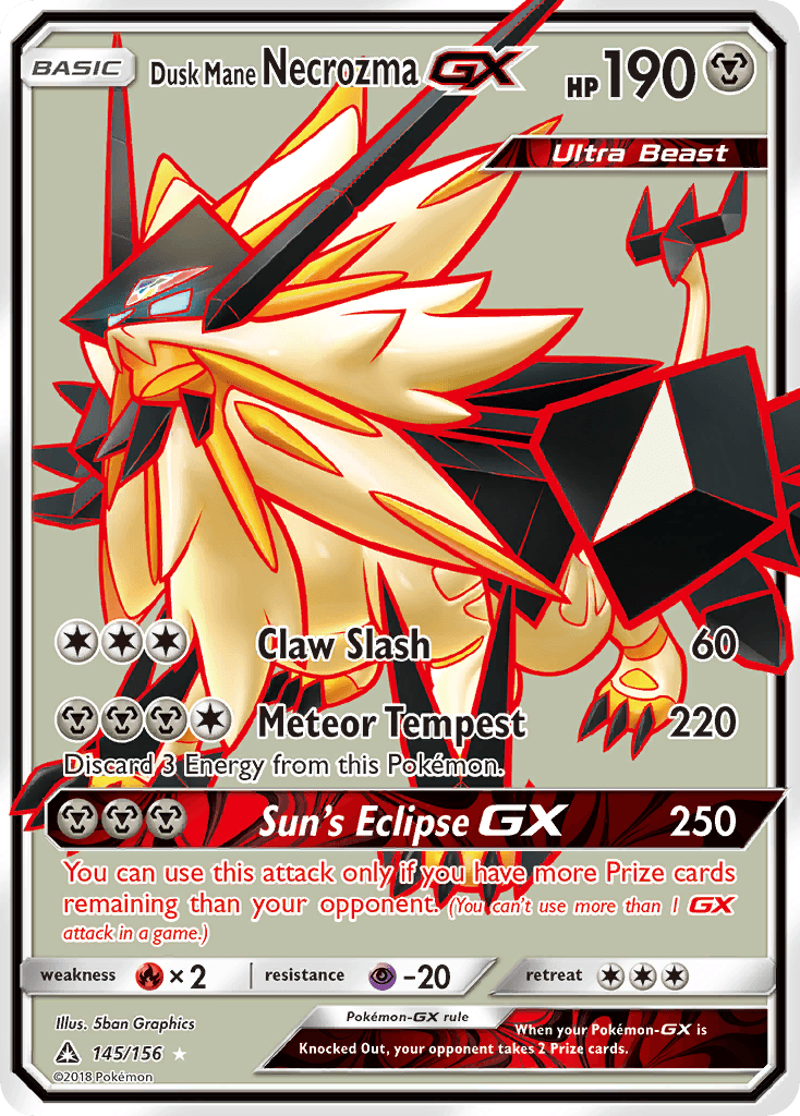 Dusk Mane Necrozma-GX from Ultra Prism