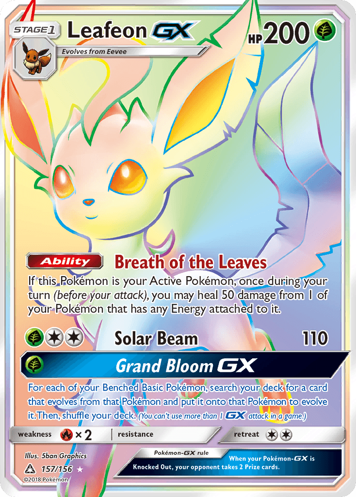 Leafeon-GX from Ultra Prism