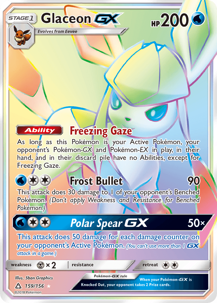 Glaceon-GX from Ultra Prism