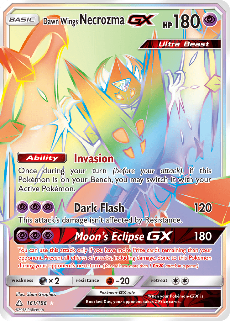 Dawn Wings Necrozma-GX from Ultra Prism
