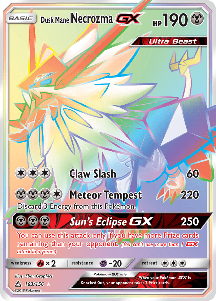 Dusk Mane Necrozma-GX from Ultra Prism
