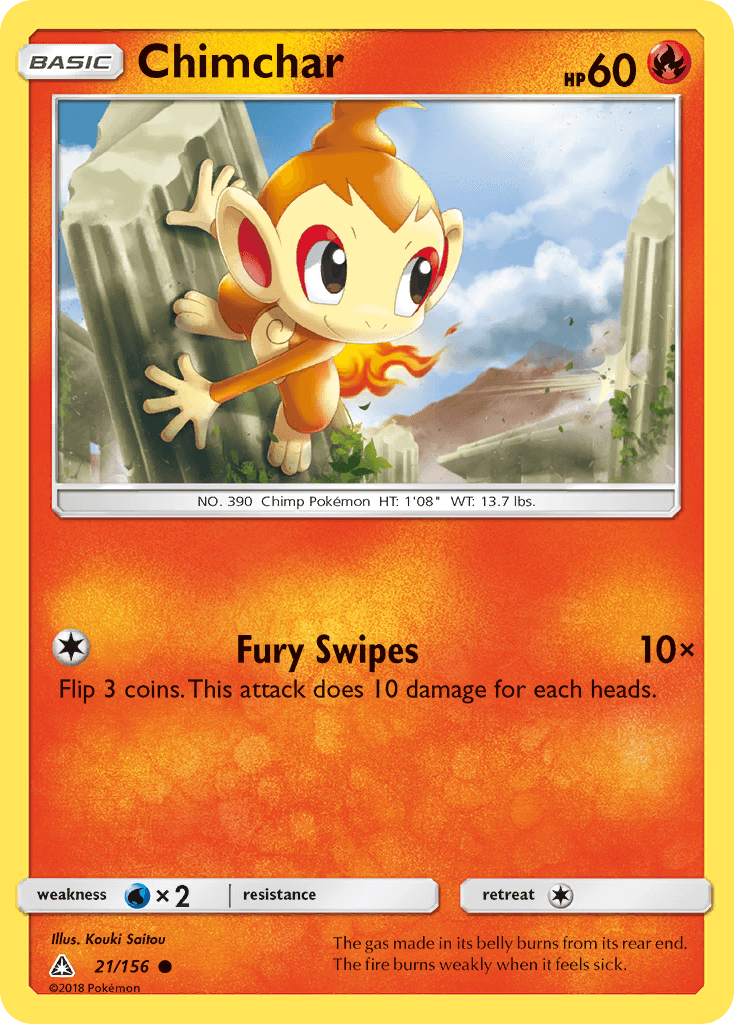 Chimchar from Ultra Prism
