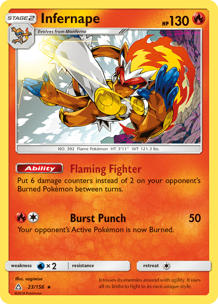 Infernape from Ultra Prism