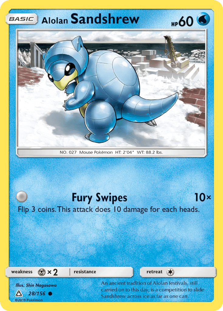 Alolan Sandshrew from Ultra Prism