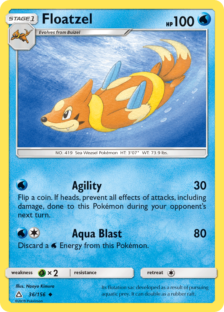 Floatzel from Ultra Prism