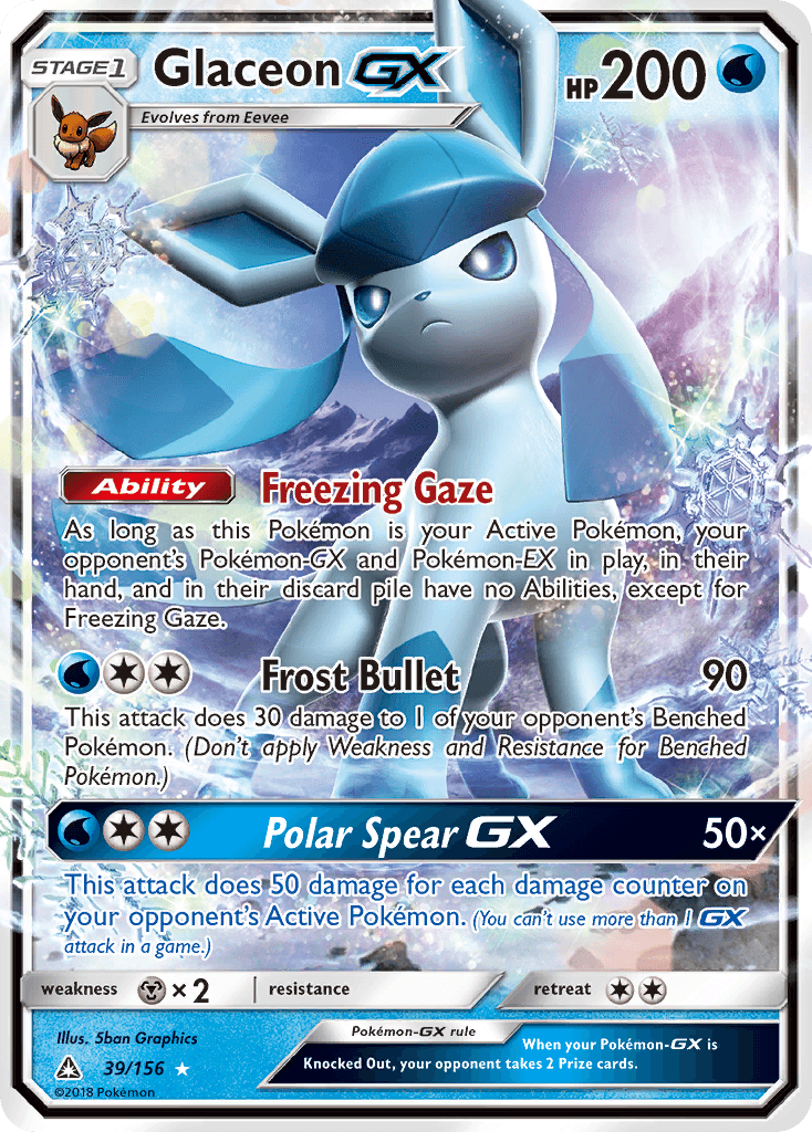 Glaceon-GX from Ultra Prism