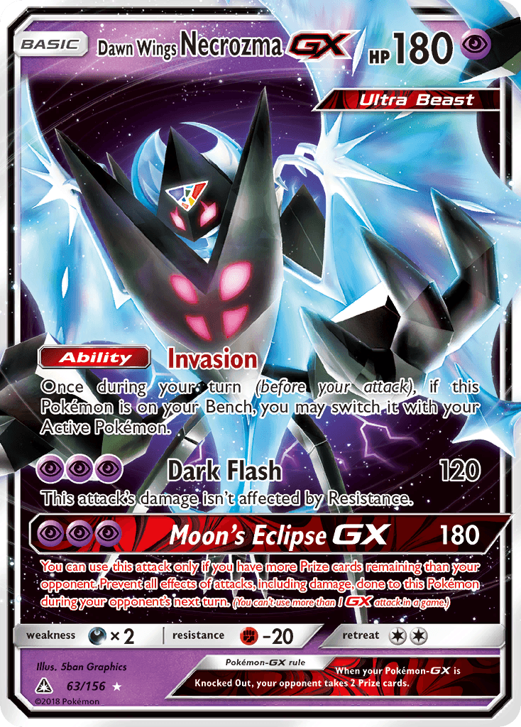 Dawn Wings Necrozma-GX from Ultra Prism