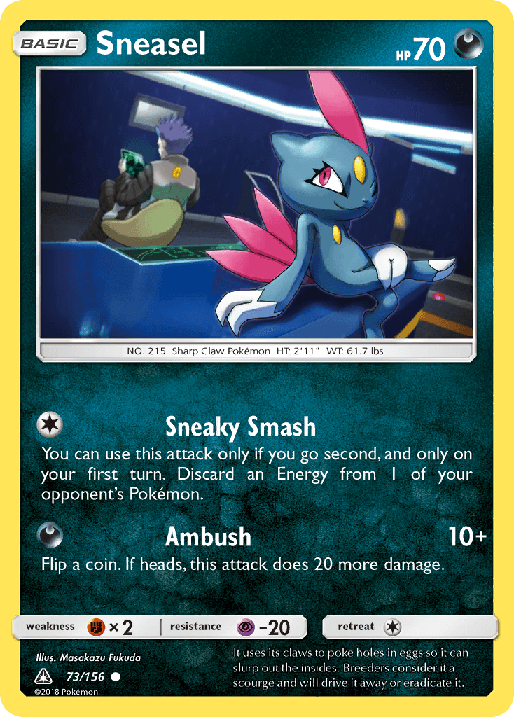 Sneasel from Ultra Prism