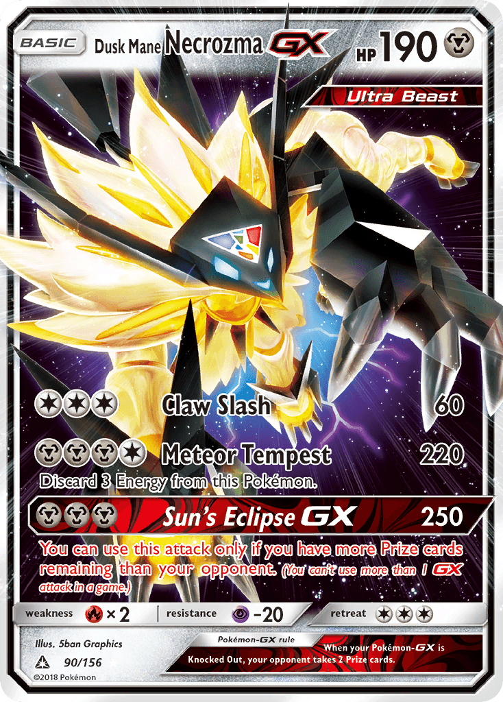 Dusk Mane Necrozma-GX from Ultra Prism