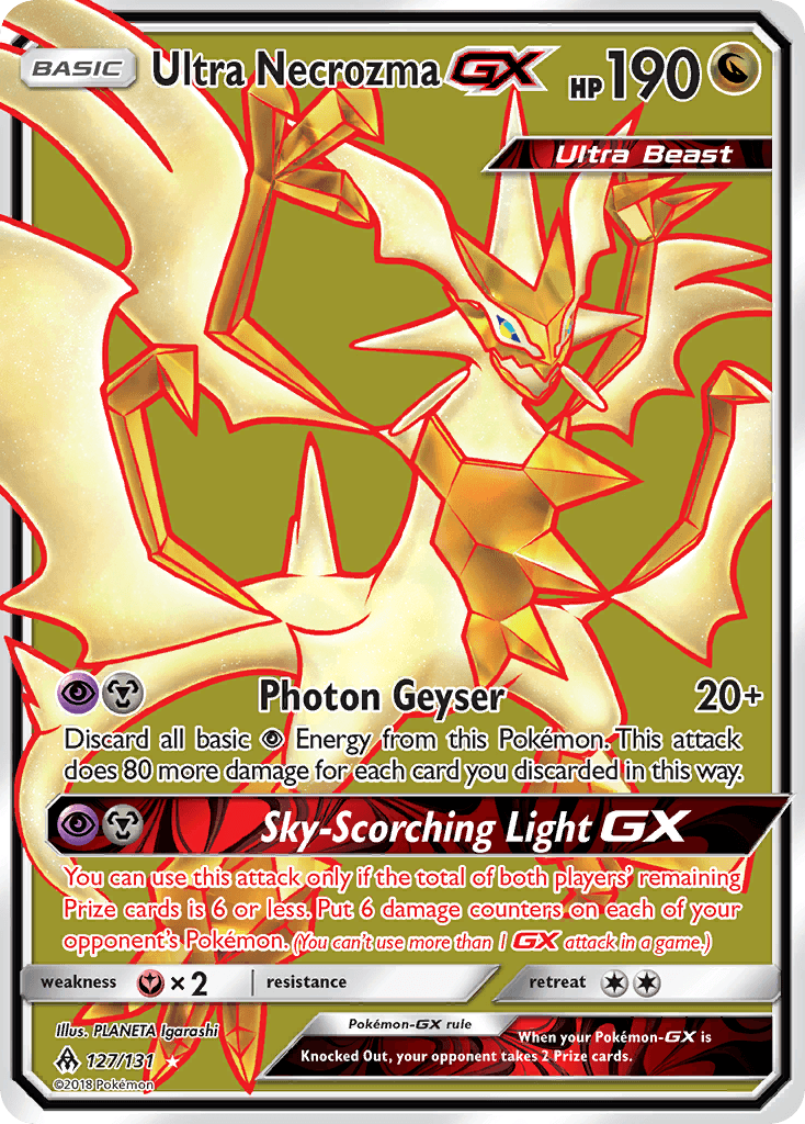 Ultra Necrozma-GX from Forbidden Light