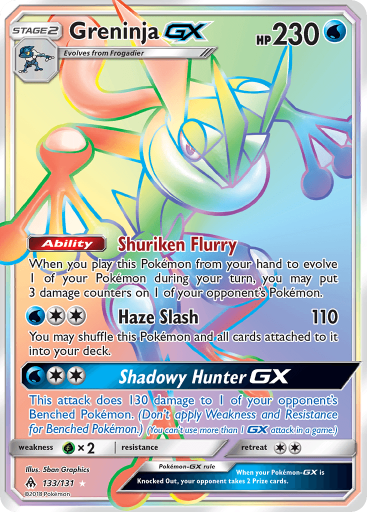 Greninja-GX from Forbidden Light