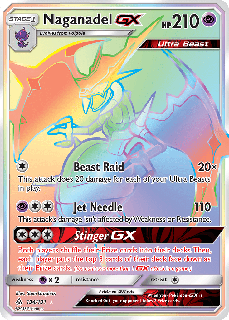 Naganadel-GX from Forbidden Light