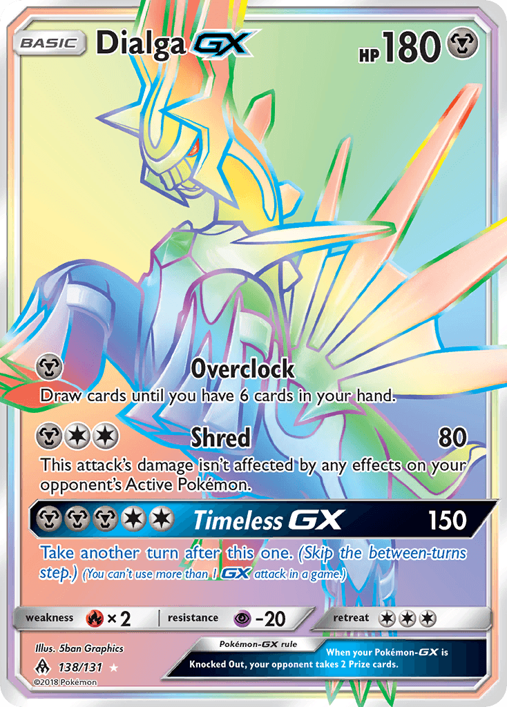 Dialga-GX from Forbidden Light