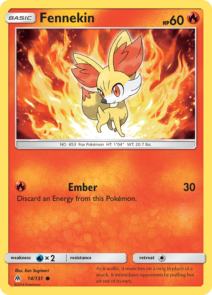 Fennekin from Forbidden Light