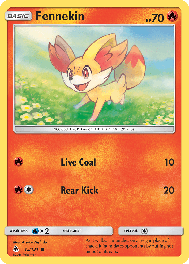 Fennekin from Forbidden Light