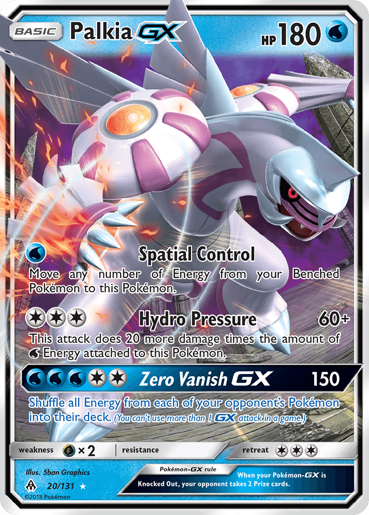 Palkia-GX from Forbidden Light
