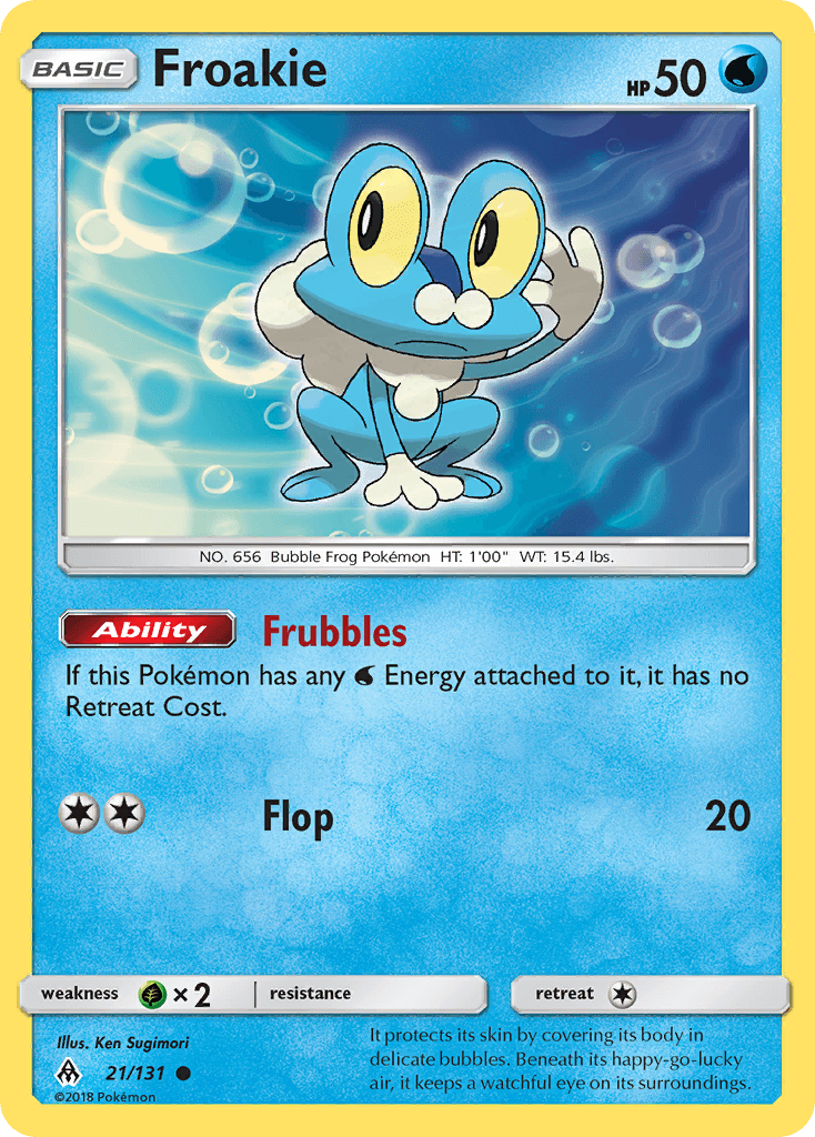 Froakie from Forbidden Light