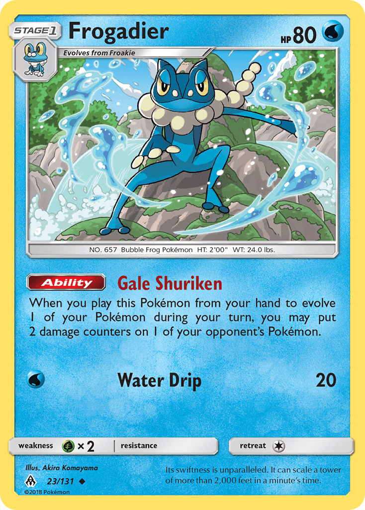 Frogadier from Forbidden Light