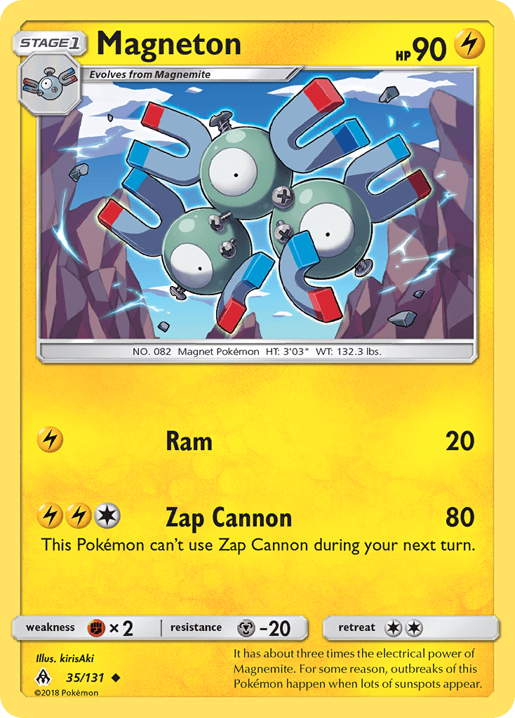 Magneton from Forbidden Light