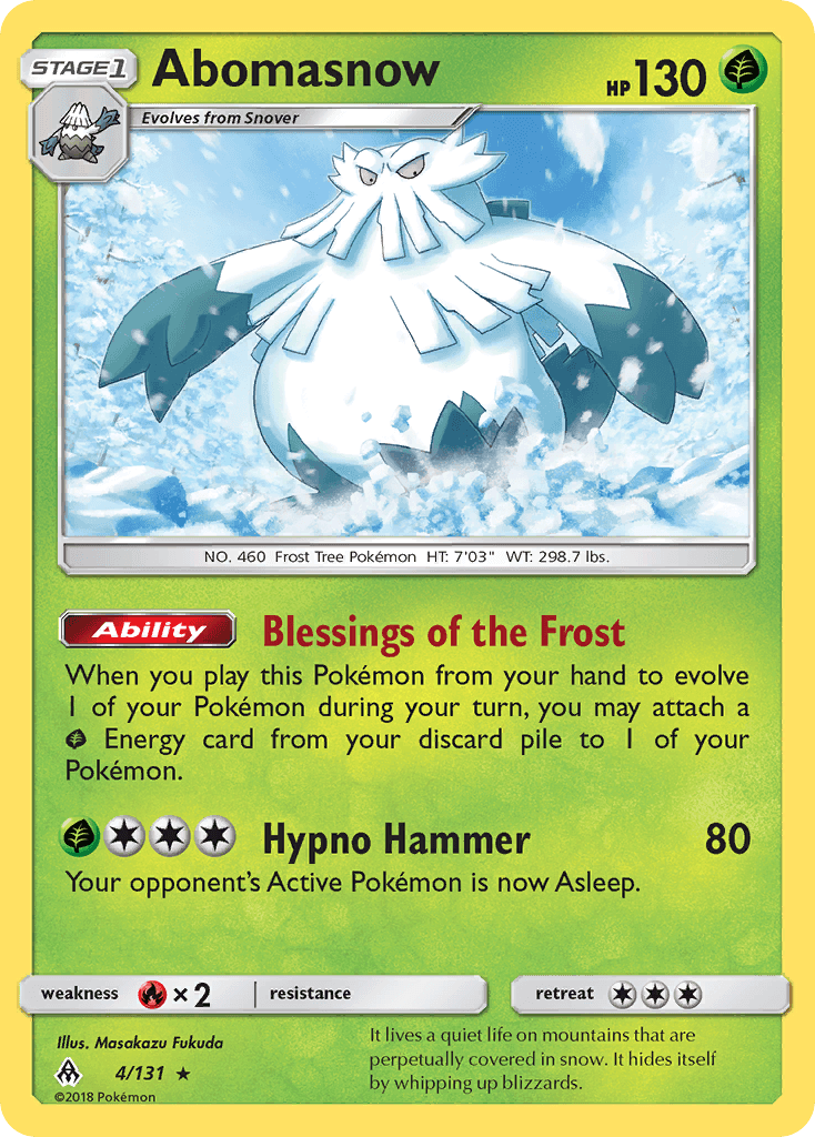 Abomasnow from Forbidden Light