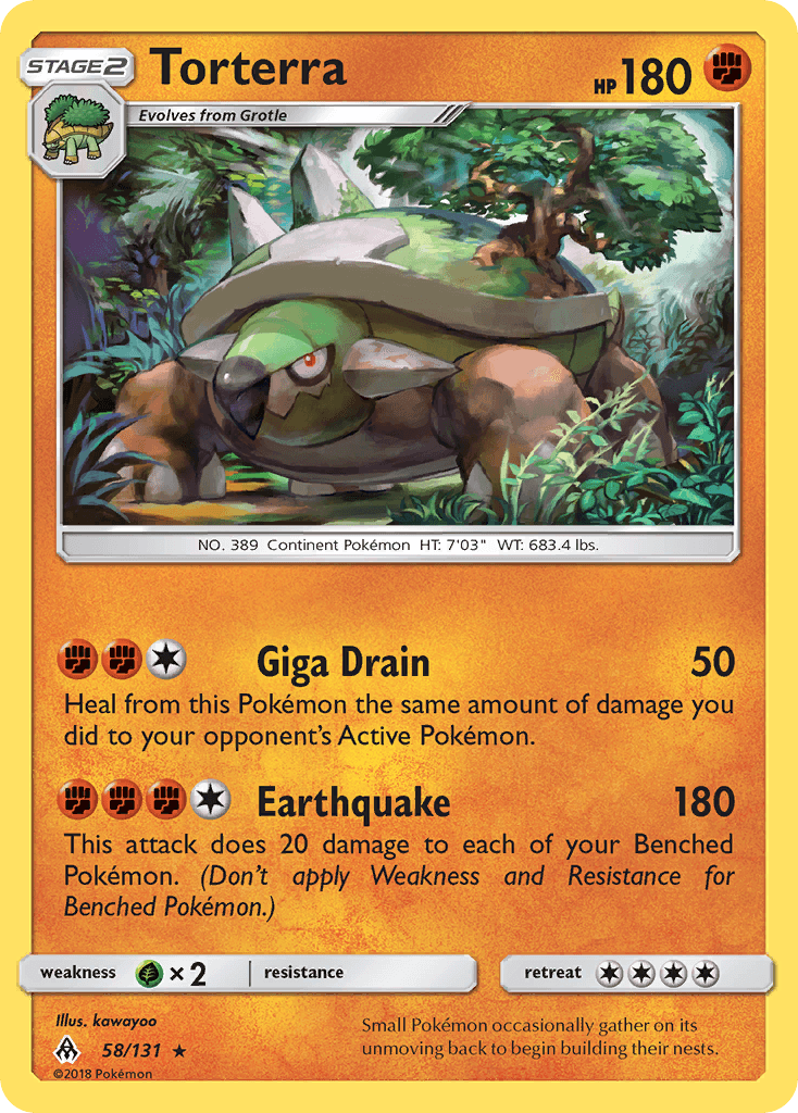 Torterra from Forbidden Light