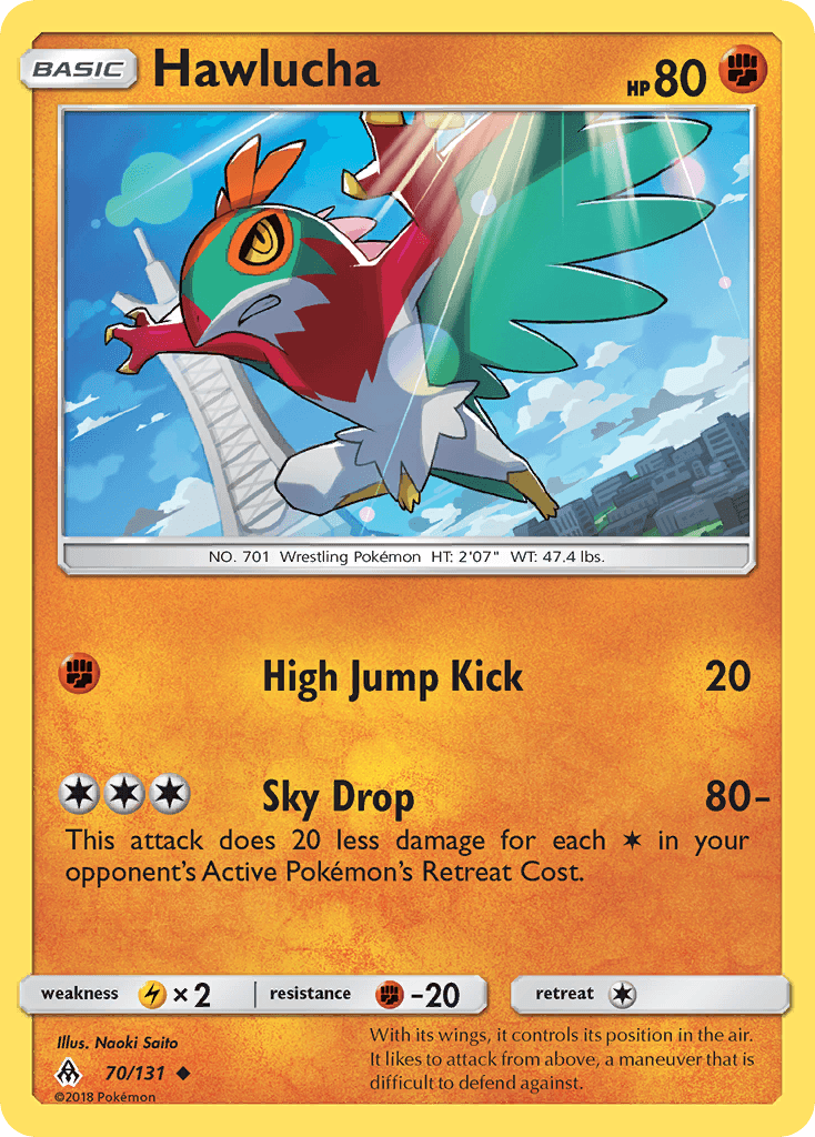 Hawlucha from Forbidden Light