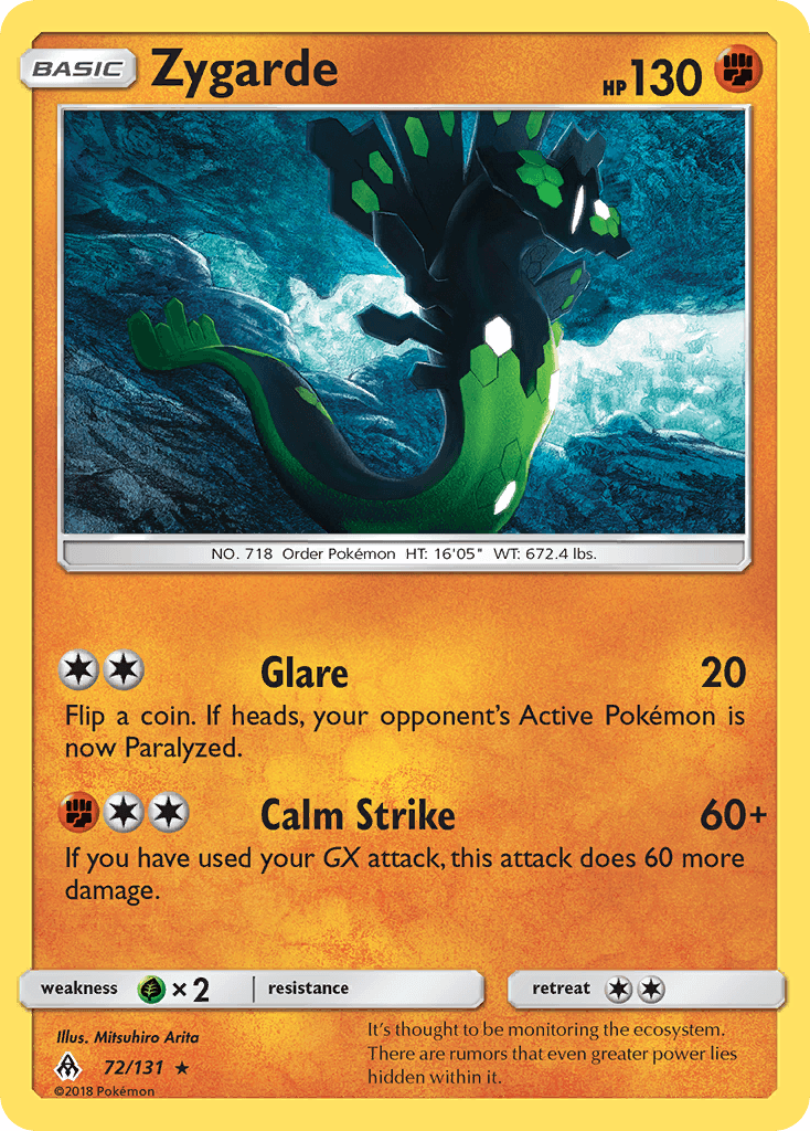 Zygarde from Forbidden Light