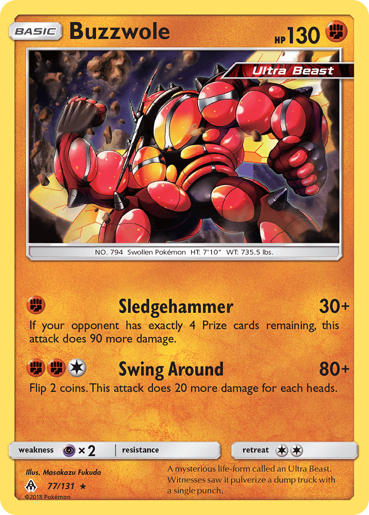 Buzzwole from Forbidden Light