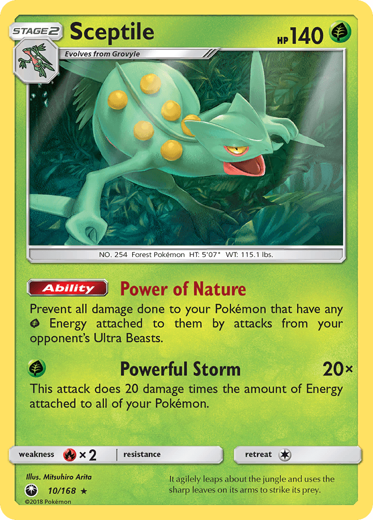 Sceptile from Celestial Storm