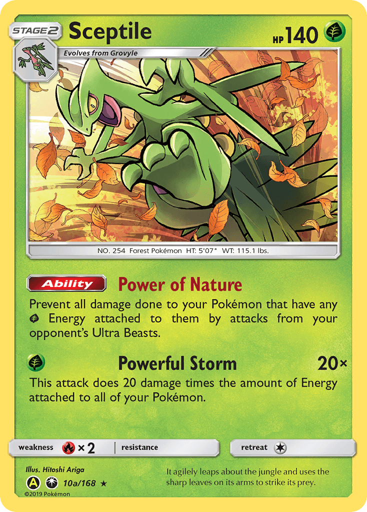 Sceptile from Celestial Storm