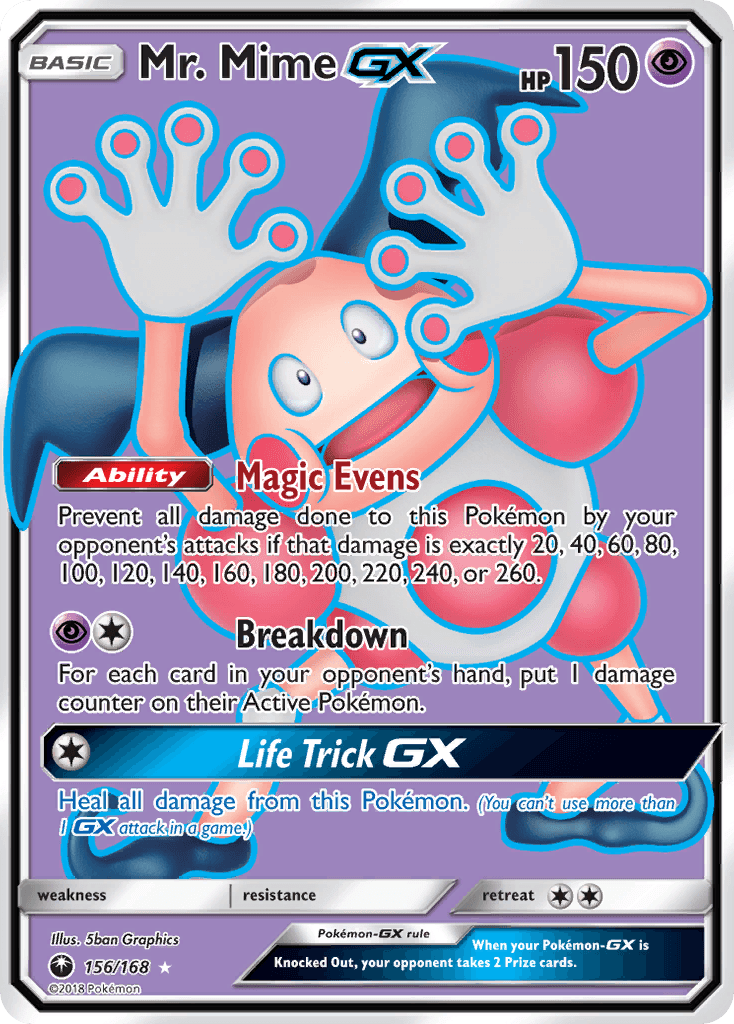 Mr. Mime-GX from Celestial Storm