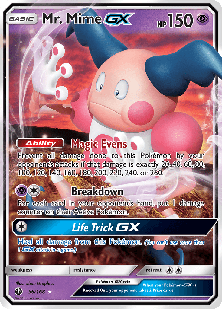 Mr. Mime-GX from Celestial Storm