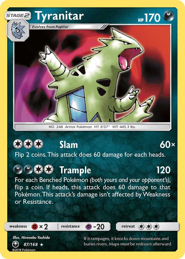 Tyranitar from Celestial Storm