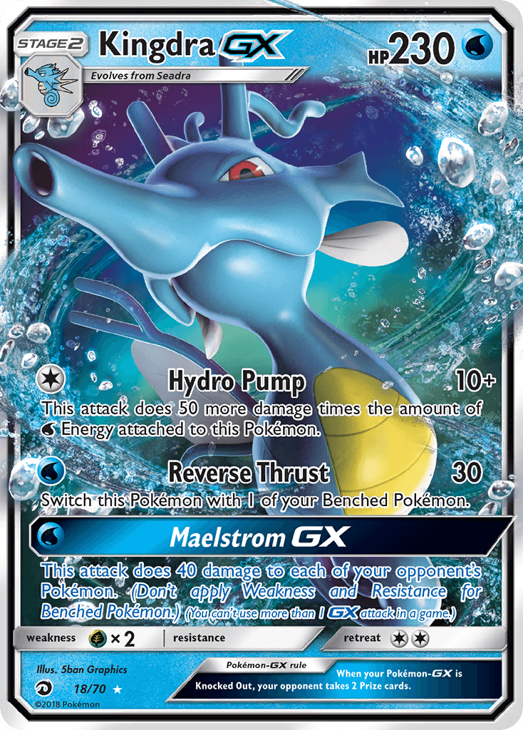 Kingdra-GX from Dragon Majesty