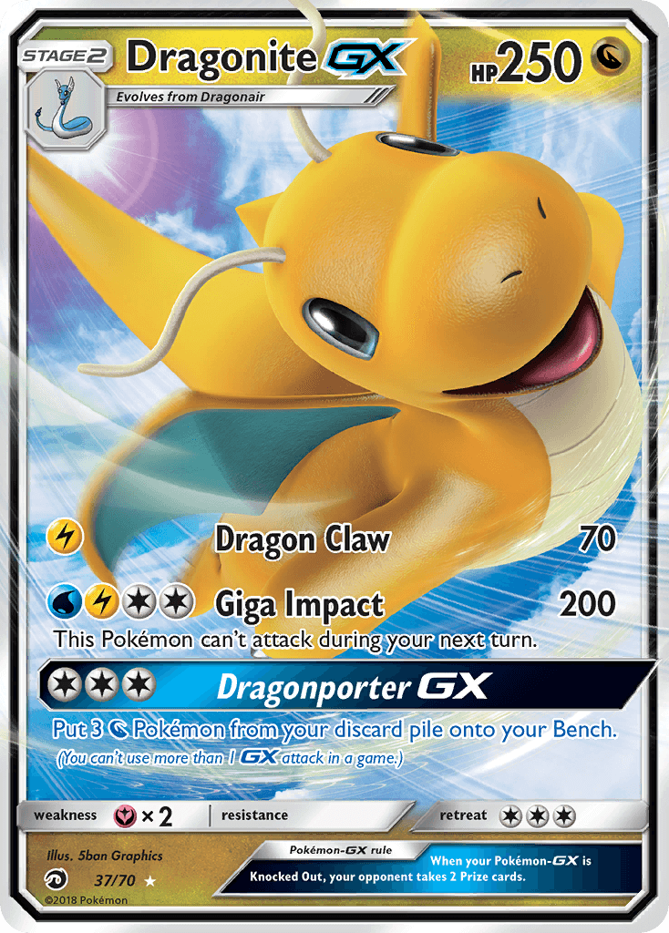 Dragonite-GX from Dragon Majesty