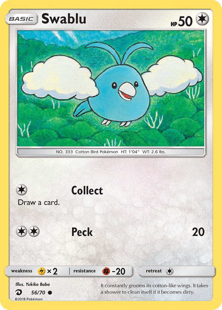 Swablu from Dragon Majesty