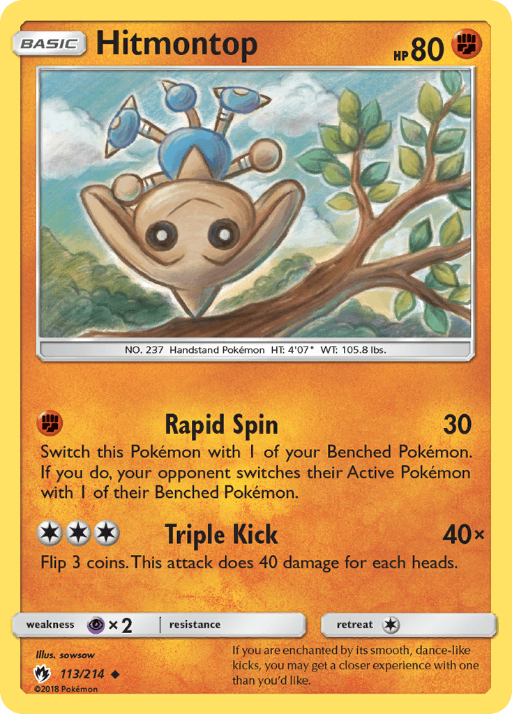 Hitmontop from Lost Thunder