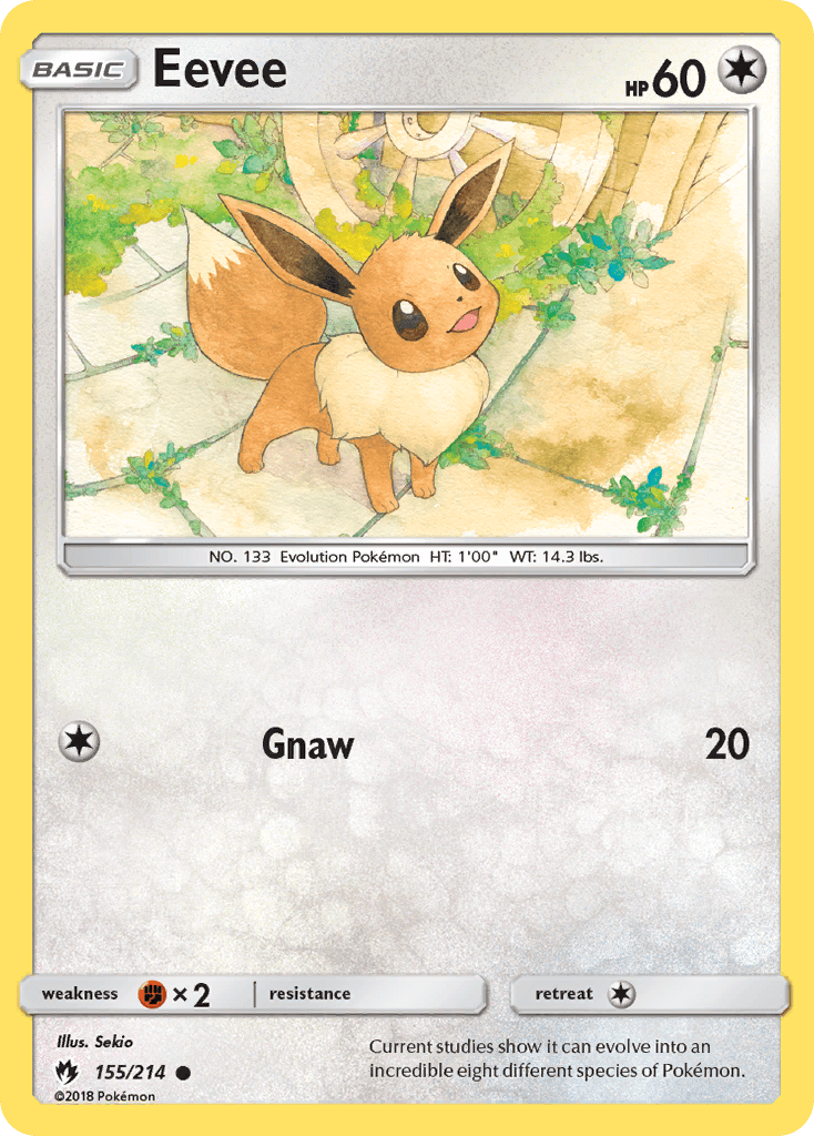 Eevee from Lost Thunder
