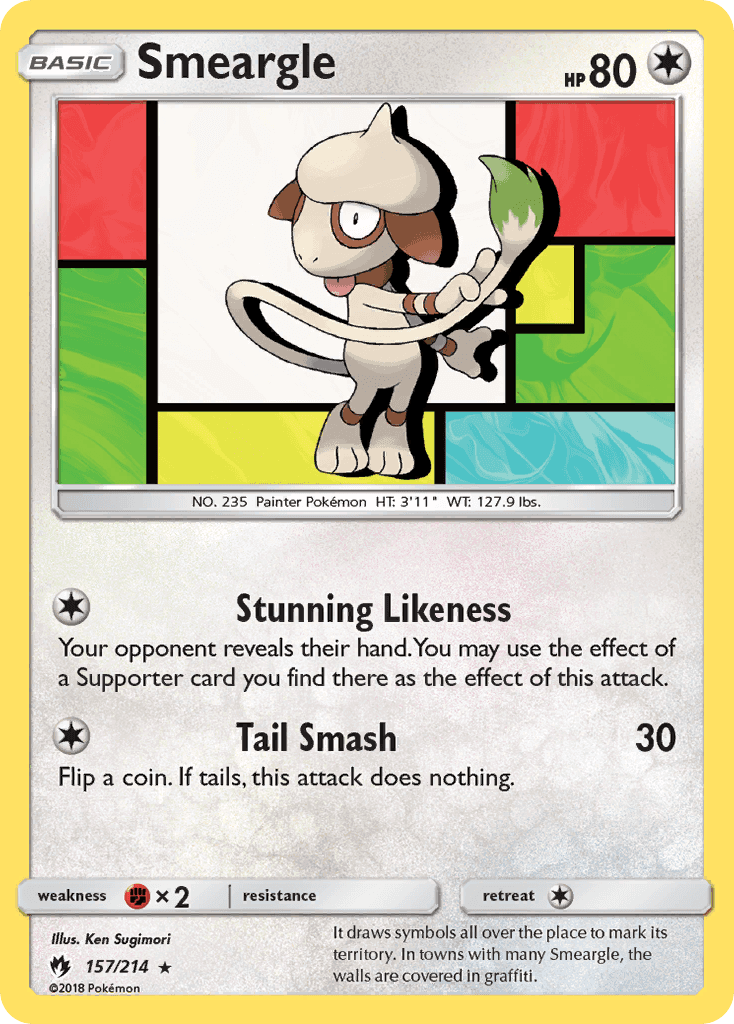 Smeargle from Lost Thunder
