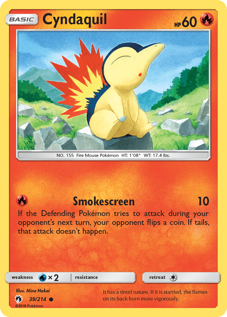 Cyndaquil from Lost Thunder