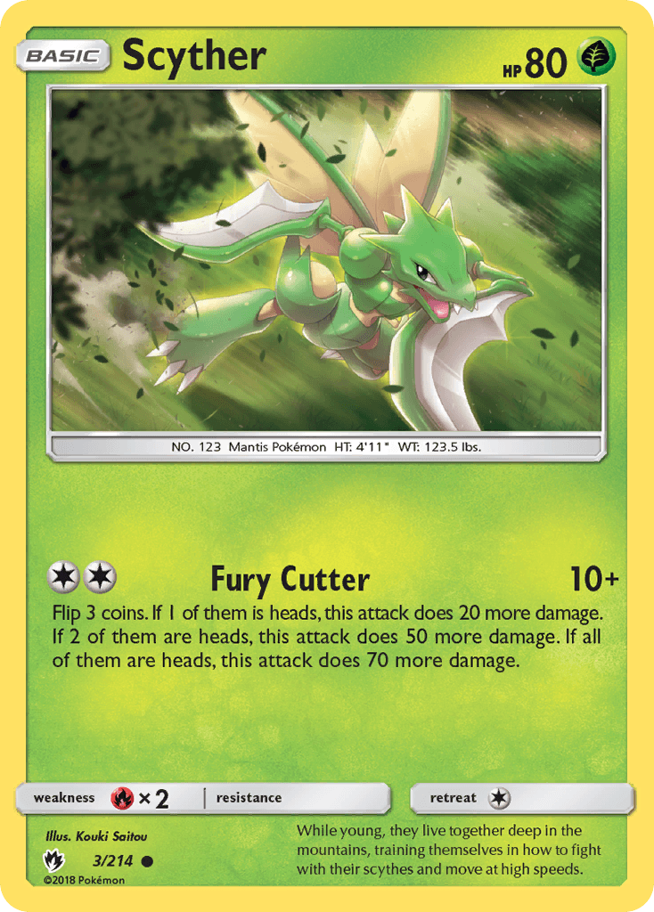 Scyther from Lost Thunder
